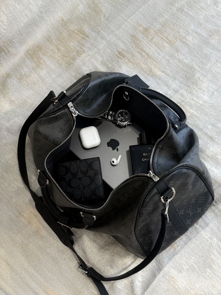 Premium Black Weekender Duffle
