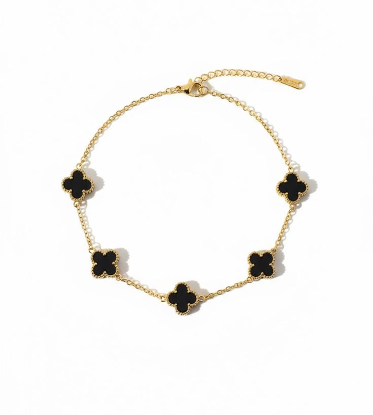Luxury White Clover Bracelet