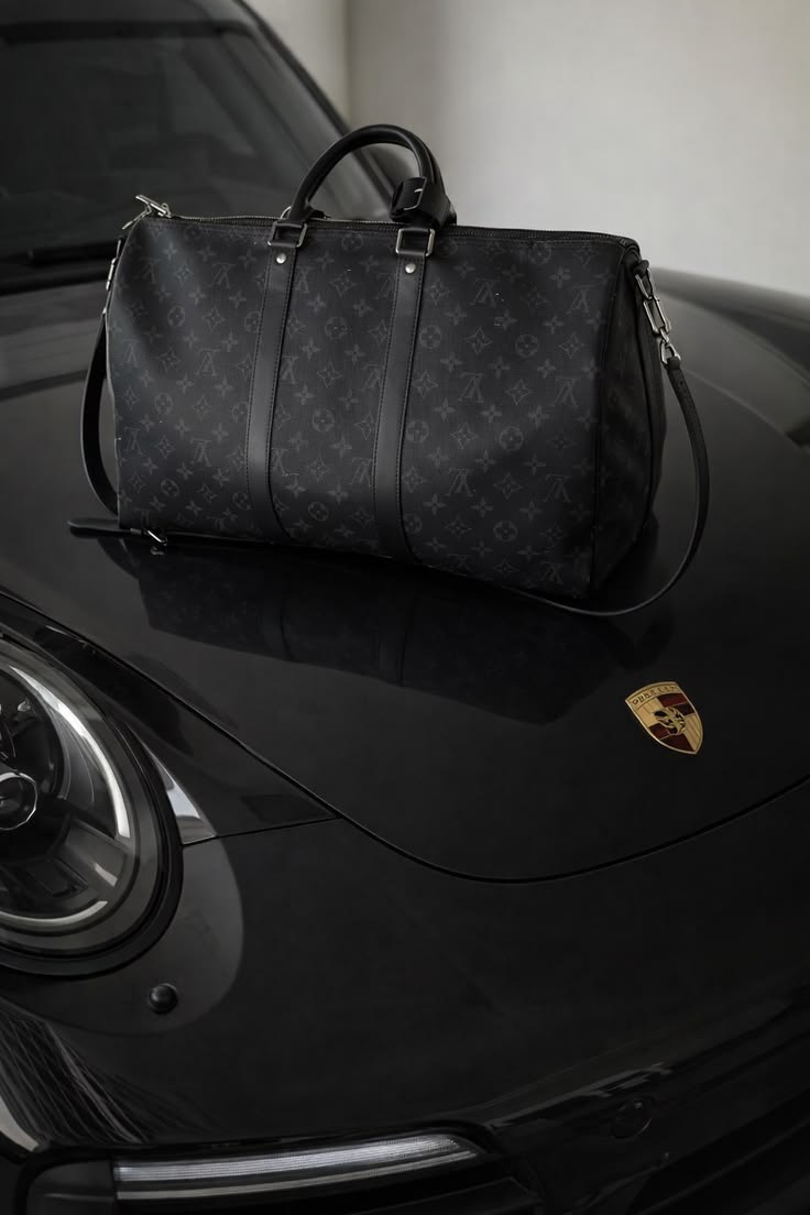 Premium Black Weekender Duffle