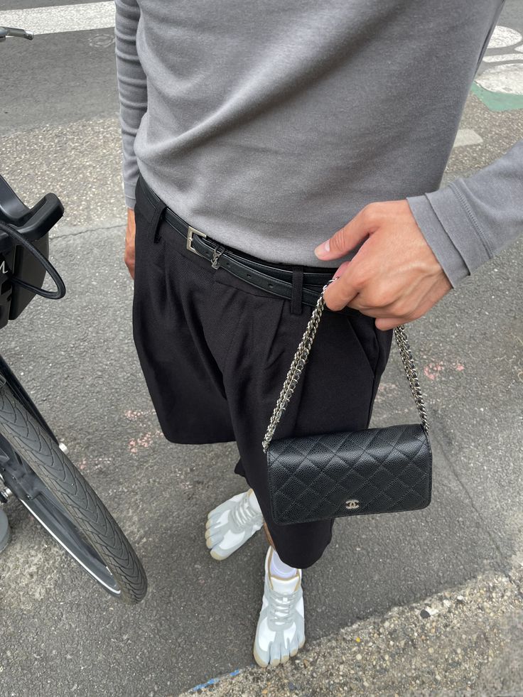 Luxury Quilted Black Shoulder Bag