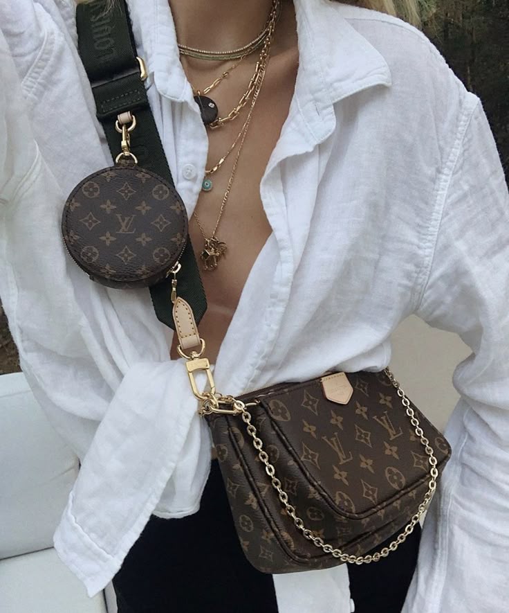 Luxury Multi-Compartment Shoulder Bag